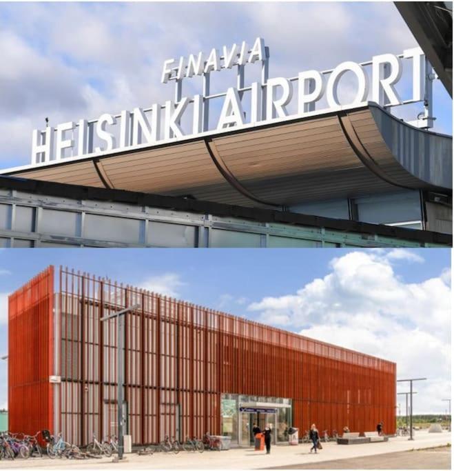 New Studio Blue Near Helsinki Airport In Kivistoe 반타 외부 사진